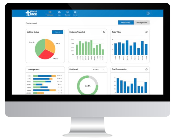 GlobaliTrack Web Dashboard